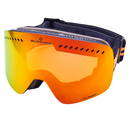 Лижні окуляри BLIZZARD-985 MDAVZPO, black matt, smoke2, red revo