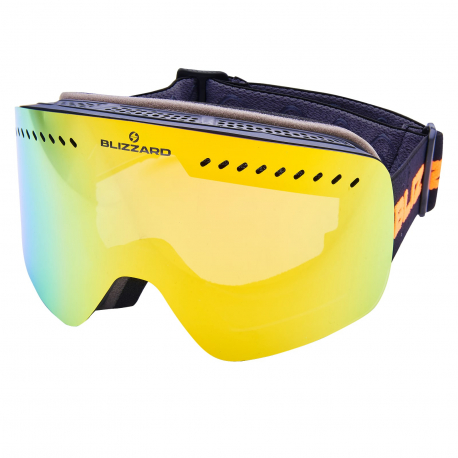 Лижні окуляри BLIZZARD-985 MDAVZO, black matt, smoke2, orange revo