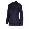 Жіноча термоблузка з довгим рукавом BLIZZARD-Viva long sleeve, merino wool, anthracite - thumbnail 3