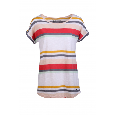 Жіноча футболка з коротким рукавом FUNDANGO-Leila-274-soft terra