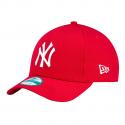 Кепка NEW ERA-940 MLB League Basic NEYYAN-SCARLET/WHITE - Кепка бренду New Era, стильна та комфортна. thumbnail 1