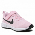 Дитяче спортивне взуття для дівчат (тренувальне) NIKE-Revolution 6 Next Nature pink foam/black - thumbnail 1