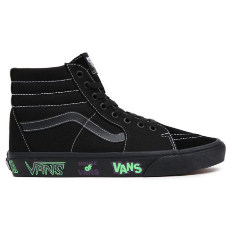 Чоловіче рекреаційне взуття VANS-UA SK8-HI live at hov blackout