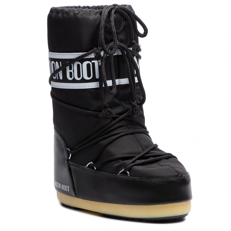 Дитячі високі зимові черевики MOON BOOT-ICON NYLON, 001 black