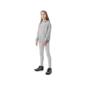 Дівочий худі з капюшоном 4F JUNIOR-GIRLS SWEATSHIRT JBLD002-25M-GREY MELANGE - thumbnail 6