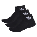 Шкарпетки ADIDAS ORIGINALS-3 PACK - MID ANKLE SCK-BLACK - thumbnail 1