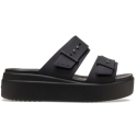 Жіночі сандалі на платформі (модне взуття) CROCS-Brooklyn Buckle Low Wedge W black - thumbnail 2