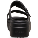 Жіночі сандалі на платформі (модне взуття) CROCS-Brooklyn Buckle Low Wedge W black - thumbnail 6