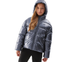 Дівчача куртка 4F JUNIOR-DOWN JACKET-JAW23TDJAF267-28S-SILVER - thumbnail 1