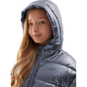 Дівчача куртка 4F JUNIOR-DOWN JACKET-JAW23TDJAF267-28S-SILVER - thumbnail 3