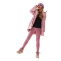 Дівчача куртка 4F JUNIOR-JACKET-JAW23TJACF106-56S-LIGHT PINK - thumbnail 4