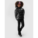 Дівчача куртка 4F JUNIOR-DOWN JACKET-JAW23TDJAF267-21S-BLACK - thumbnail 4