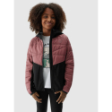 Дівоча туристична софтшелл куртка 4F JUNIOR-TECHNICAL JACKET-JAW23TTJAF280-54S-PINK - thumbnail 2