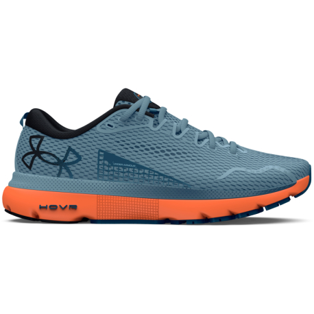 Чоловіче бігове взуття UNDER ARMOUR-UA HOVR Infinite 5 blue granite/dark tangerine/varsity blue