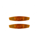 Рефлексні елементи AMULET-Reflector wheel orange, set 2 pcs - thumbnail 1