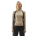 Жіноча утеплена лижна кофтина з 1/2 блискавкою 4F-BRUSHED UNDERWEAR-AW23UBRUF042-82S-LIGHT BROWN - thumbnail 1