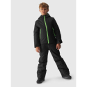 Хлопчача лижна куртка 4F JUNIOR-TECHNICAL JACKET-JAW23TTJAM297-21S-BLACK - thumbnail 4