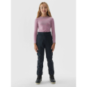 Дівчачі лижні софтшеллові штани 4F JUNIOR-TROUSERS FNK-JAW23TFTRF355-21S-BLACK - thumbnail 2