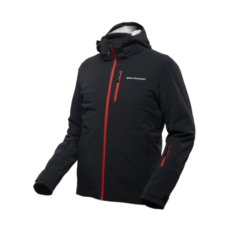Чоловіча лижна куртка з капюшоном BLIZZARD-Ski Jacket Berwang, black