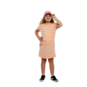 Дівчачі сукні AUTHORITY-D-DORIANA G papaya stripe - thumbnail 1