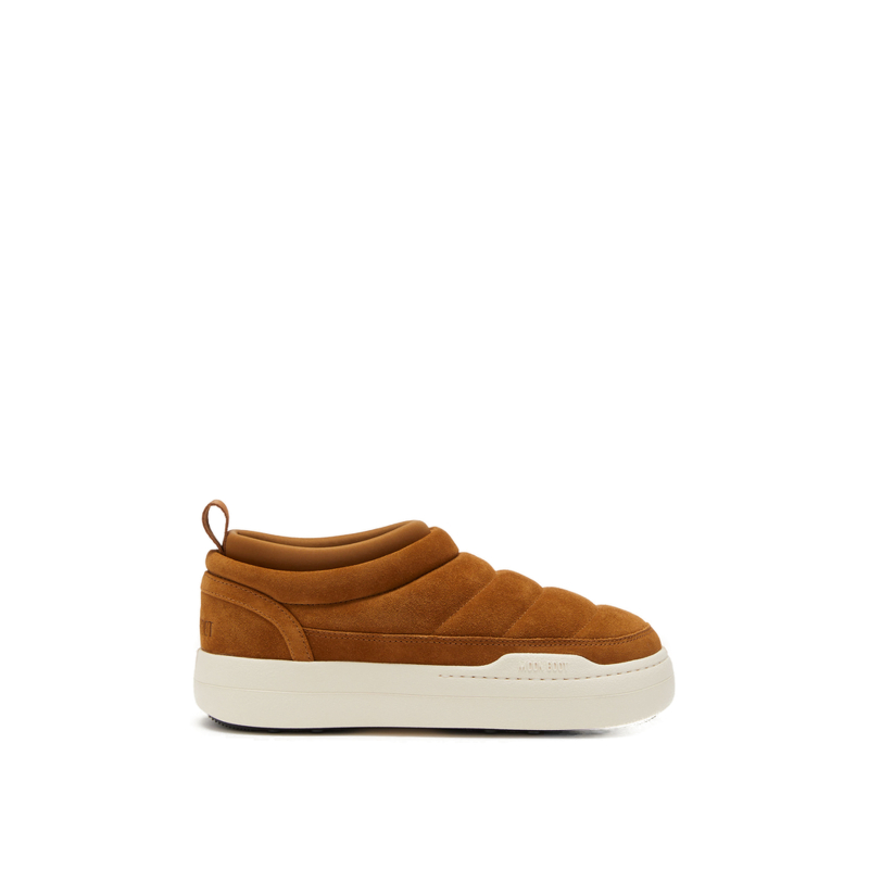Низькі зимові черевики MOON BOOT-MB PARK SOFT SUEDE-M008 COGNAC