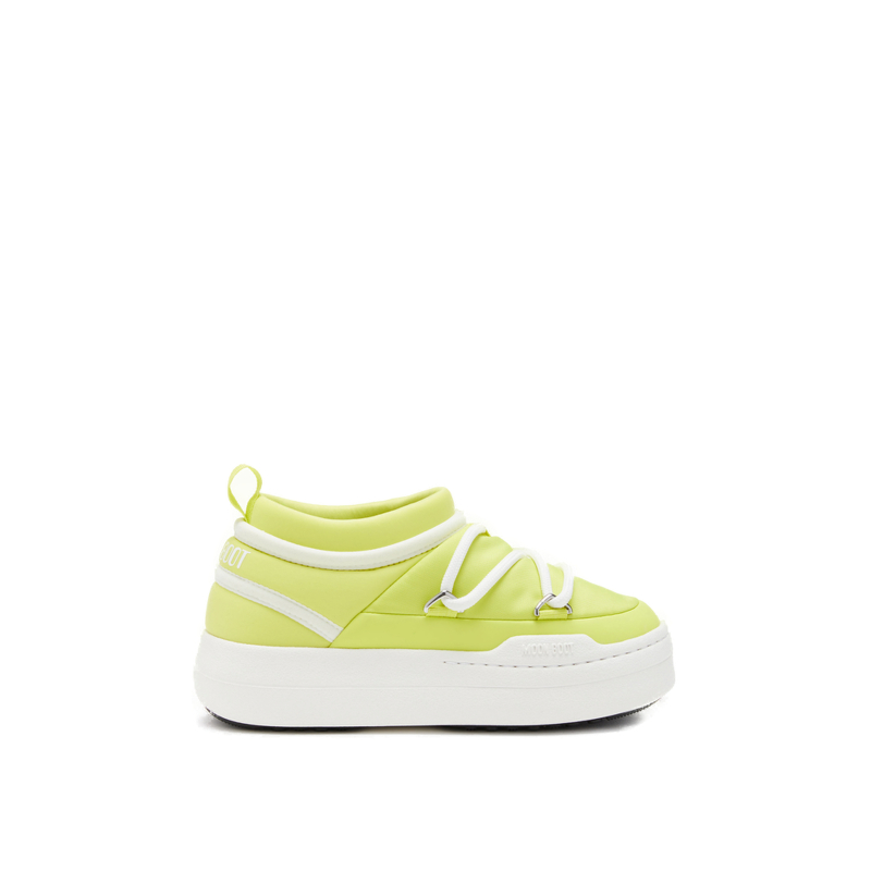 Юніорські низькі зимові черевики MOON BOOT-MB JR PARK ICON-B001 CYBER LIME