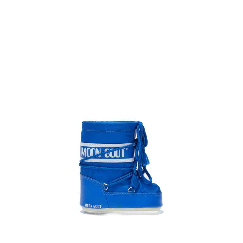 Юніорські високі зимові черевики MOON BOOT-MB ICON MINI NYLON-JR-F002 ELECTRIC BLUE