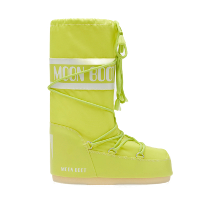 Жіночі високі зимові черевики MOON BOOT-MB ICON NYLON-B001 CYBER LIME