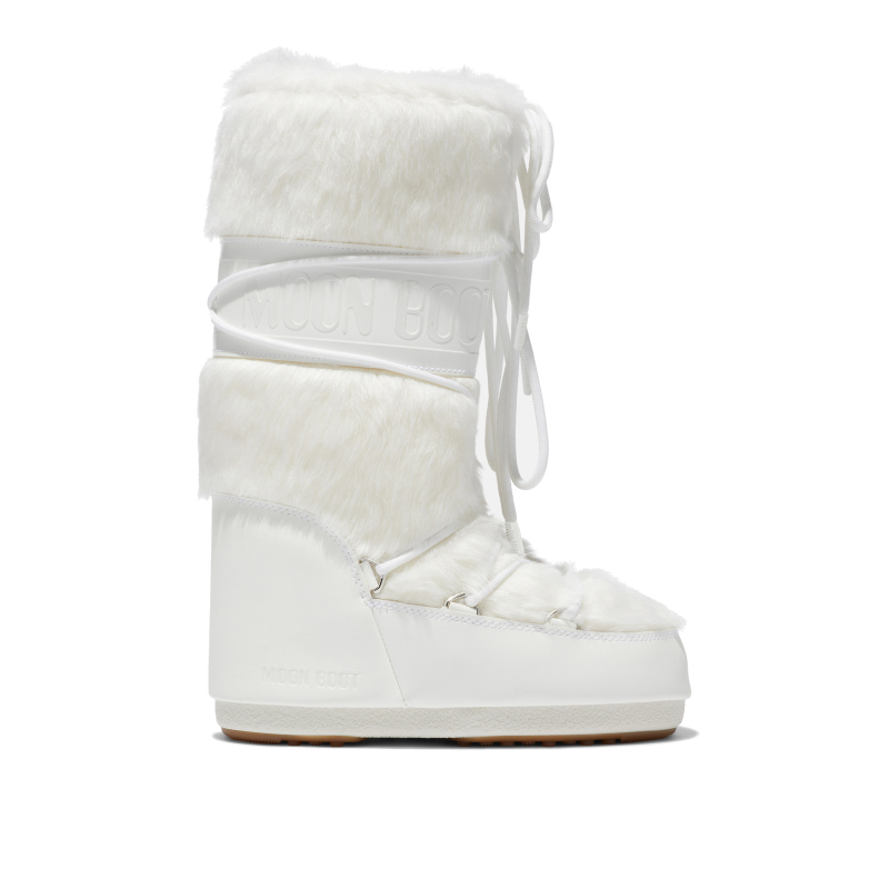 Високі зимові черевики MOON BOOT-MB ICON FAUX, A002 OPTICAL WHITE