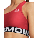 Жіночий спортивний бюстгальтер для тренувань UNDER ARMOUR-UA HG Authentics Mid Branded-RED - thumbnail 9