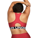 Жіночий спортивний бюстгальтер для тренувань UNDER ARMOUR-UA HG Authentics Mid Branded-RED - thumbnail 4
