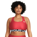 Жіночий спортивний бюстгальтер для тренувань UNDER ARMOUR-UA HG Authentics Mid Branded-RED - thumbnail 7