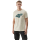 Чоловіча футболка з коротким рукавом 4F-TSHIRT-WSS24TTSHM1317-12S-CREME