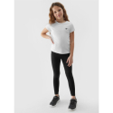 Dievčenské legíny 4F JUNIOR-TIGHTS-4FJWSS24TTIGF130-20S-DEEP BLACK - thumbnail 4