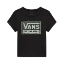 Жіноча футболка з коротким рукавом VANS-RUGGED BOX LOGO MINI-Black - thumbnail 5