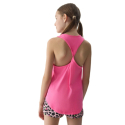 Дівчачий топ 4F JUNIOR-TSHIRT-4FJWSS24TTSHF1141-54N-PINK NEON - thumbnail 4