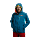 Чоловіча туристична куртка EVERETT-LightSoftshell M oceanblue - thumbnail 3