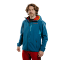 Чоловіча туристична куртка EVERETT-LightSoftshell M oceanblue - thumbnail 1