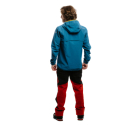 Чоловіча туристична куртка EVERETT-LightSoftshell M oceanblue - thumbnail 6
