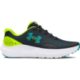 Хлопчача спортивне взуття (тренувальне) UNDER ARMOUR-UA BGS Surge 4 black/high vis yellow/circuit teal