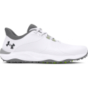 Чоловіче гольфове взуття з шипами UNDER ARMOUR-UA Drive Pro SL Wide white/white/metallic gun metal - thumbnail 1