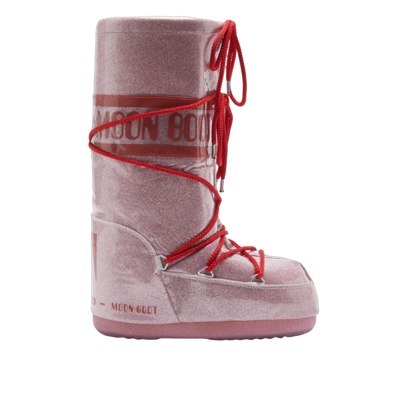Високі зимові черевики MOON BOOT-ICON GLITTER, 003 pink