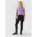 Дівочі легінси 4F JUNIOR-TIGHTS-JWAW24TTIGF172-21S-BLACK - thumbnail 3