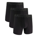 Чоловічі боксери UNDER ARMOUR-3 PACK-UA PERFORMANCE TECH MESH -SOLID 6 inch-BLK - thumbnail 1