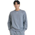 Чоловіча утеплена худі UNDER ARMOUR-UA Rival Fleece Crew-GRY I - thumbnail 1