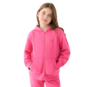 Дівчача толстовка на блискавці 4F JUNIOR-SWEATSHIRT-JWMM00TSWSF1315-55S-HOT PINK - thumbnail 1