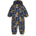 Дитячий зимовий комбінезон COLOR KIDS-Coverall W. 2 ZIP- AOP-741592.3520-Orange Pop - thumbnail 1