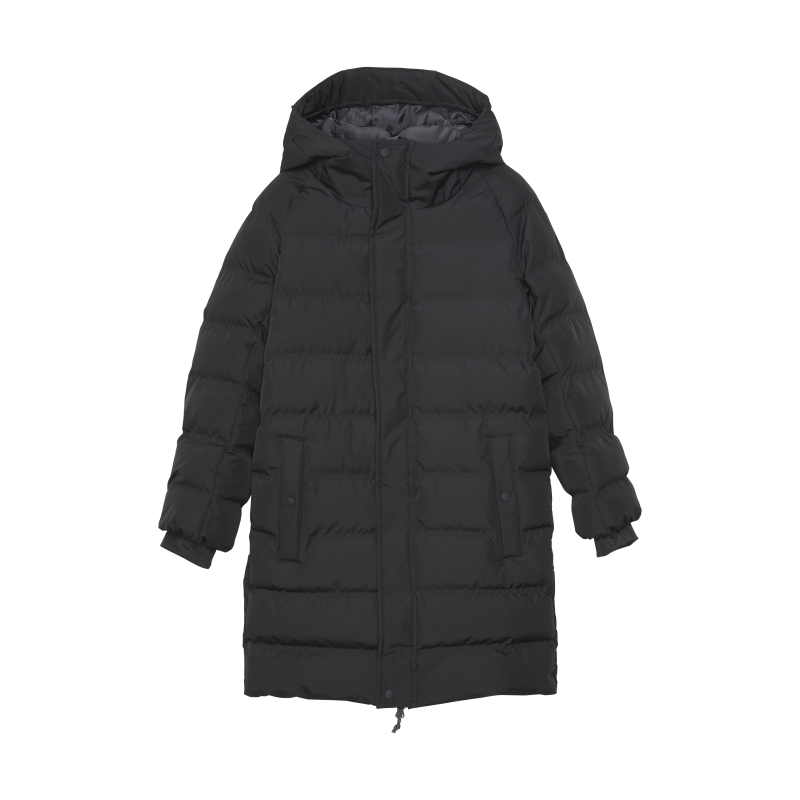 Дитяча куртка COLOR KIDS-Jr. Jacket - Quilt - Long, black