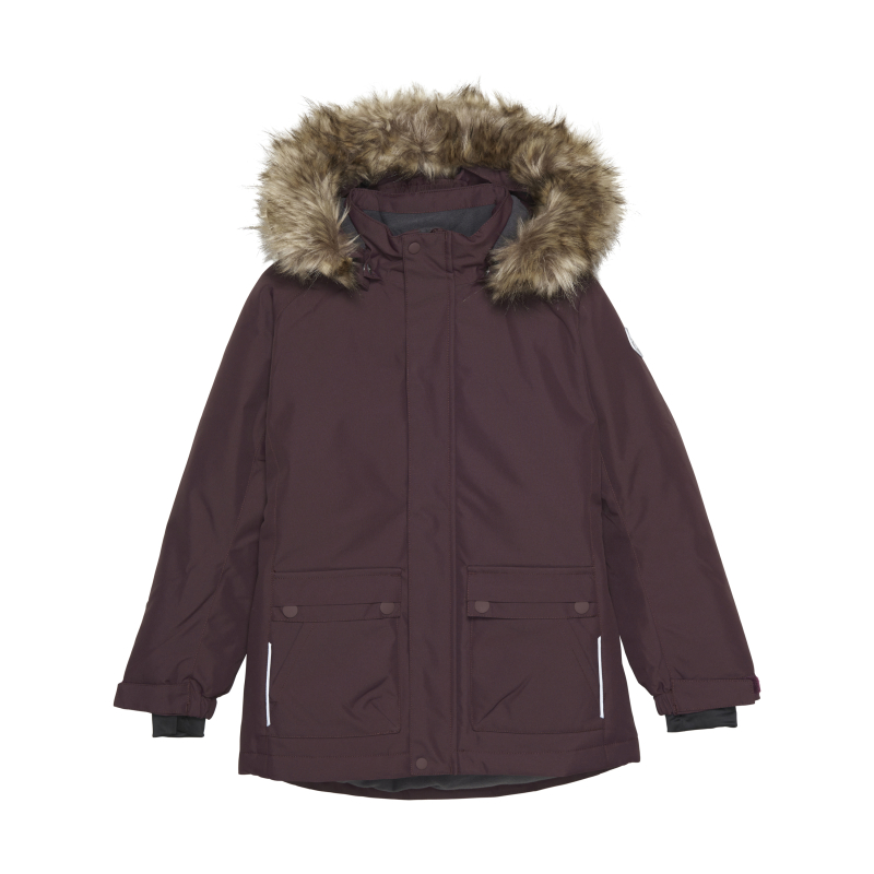 Дитяча куртка COLOR KIDS-Parka W. Fake Fur, fudge 741154.6546