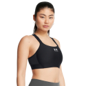 Жіночий спортивний бюстгальтер для тренувань UNDER ARMOUR-UA HeatGear High-BLK - thumbnail 1